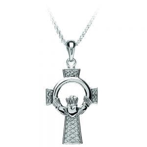 Large Claddagh Cross Pendant