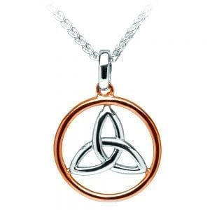 Trinity Knot Circle Pendant