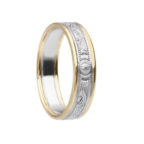 Celtic Warrior Shield Wedding Ring