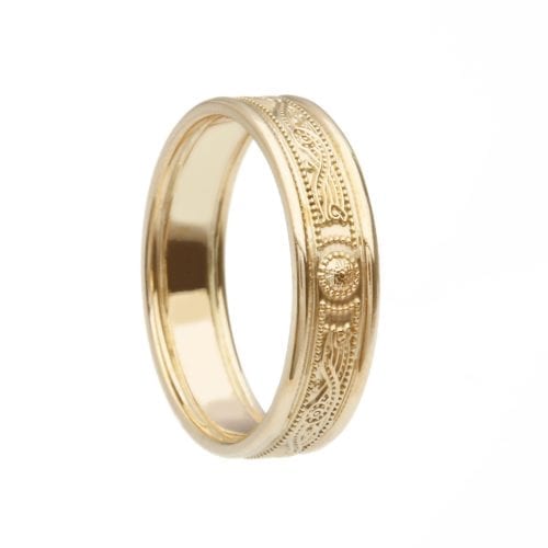 Celtic Warrior Shield Wedding Ring